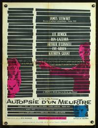 a328 ANATOMY OF A MURDER French 23x32 movie poster '59 different!