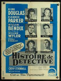 a366 DETECTIVE STORY French 23x32 movie poster '51 Kirk Douglas