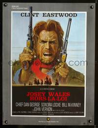 a451 OUTLAW JOSEY WALES French 23x32 movie poster '76 Clint Eastwood