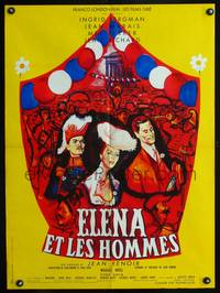 a453 PARIS DOES STRANGE THINGS French 23x32 movie poster '57 Renoir