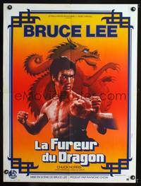 a461 RETURN OF THE DRAGON French 23x32 movie poster '74 Bruce Lee