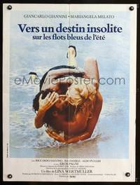 a473 SWEPT AWAY French 23x32 movie poster '78 Giannini, Wertmuller