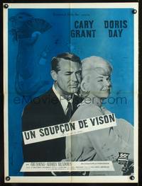 a475 THAT TOUCH OF MINK French 23x32 movie poster '62 Sinclare art!