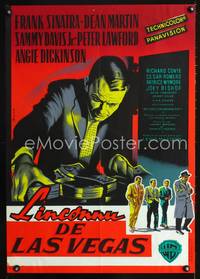 a447 OCEAN'S 11 French 23x32 movie poster '60 Sinatra by Mascii!