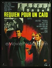 a460 REQUIEM POUR UN CAID French 23x32 movie poster '64 Mascii art!