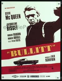 a509 BULLITT French 15x21 movie poster R2006 Steve McQueen classic!
