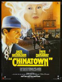 a513 CHINATOWN French 15x21 movie poster R70s Jack Nicholson, Polanski