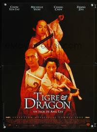 a517 CROUCHING TIGER HIDDEN DRAGON French 15x21 movie poster '00 Lee