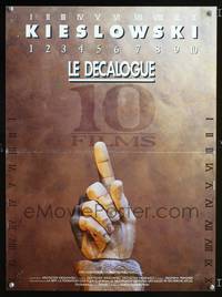 a519 DECALOGUE French 15x21 movie poster '89 Krzysztof Kieslowski