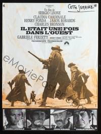 a552 ONCE UPON A TIME IN THE WEST French 15x21 movie poster '68 Leone
