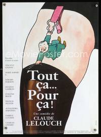 a558 TOUT CA POUR CA French 15x21 movie poster '93 wacky sexy art!