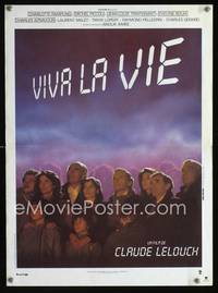 a560 VIVA LA VIE French 15x21 movie poster '84