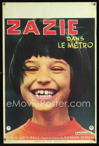 a562 ZAZIE French 15x21 movie poster '60 Louis Malle, Demongeot