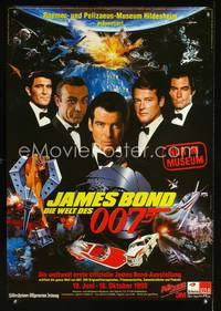 a038 JAMES BOND DIE WELT DES 007 German movie poster '98 festival!