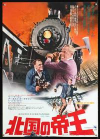 a170 EMPEROR OF THE NORTH POLE Japanese movie poster '73 Lee Marvin