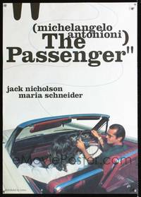 a225 PASSENGER Japanese movie poster R96 Jack Nicholson, Antonioni