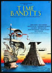 a288 TIME BANDITS Japanese movie poster '81 John Cleese, Terry Gilliam