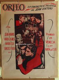 a064 ORPHEUS Mexican movie poster '49 Jean Cocteau, Jean Marais