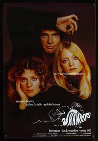 a056 SHAMPOO English one-sheet movie poster '75 Beatty, Christie, Hawn