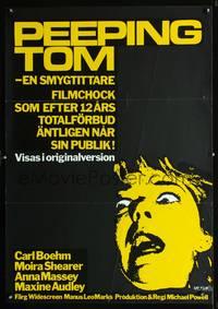 a108 PEEPING TOM Swedish movie poster R70 Michael Powell classic!