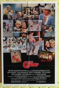 b113 CHAMP int'l one-sheet movie poster '79 Jon Voight, Faye Dunaway, boxing, different image!