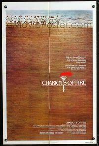b114 CHARIOTS OF FIRE one-sheet movie poster '81 Hugh Hudson English Olympic running sports classic!