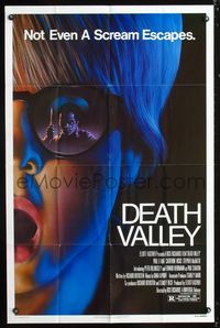 b171 DEATH VALLEY one-sheet movie poster '82 Paul Le Mat, cool horror artwork!