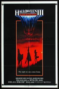 b297 HALLOWEEN III one-sheet movie poster '82 Season of the Witch, horror sequel!