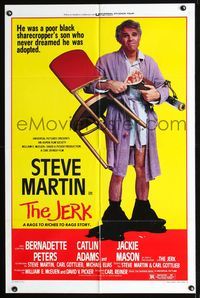 b344 JERK style B one-sheet movie poster '79 outrageous Steve Martin image!