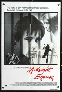b422 MIDNIGHT EXPRESS int'l one-sheet movie poster '78 Oliver Stone, Alan Parker, Brad Davis