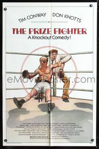 b508 PRIZE FIGHTER one-sheet movie poster '79 great artwork of boxer Don Knotts & Tim Conway!