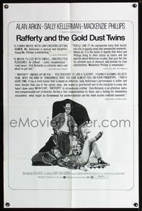 b524 RAFFERTY & THE GOLD DUST TWINS reviews one-sheet movie poster '75 Alan Arkin, Sally Kellerman