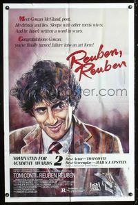 b544 REUBEN REUBEN style B one-sheet movie poster '83 cool artwork of Tom Conti!