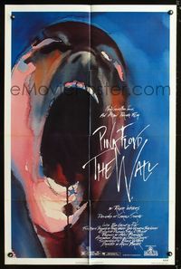 b678 WALL one-sheet movie poster '82 Pink Floyd, Roger Waters, rock & roll, great artwork!