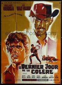 c399 DAY OF ANGER French one-panel poster '67 cool art of Lee Van Cleef by Constantine Belinsky!