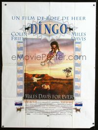c406 DINGO French one-panel movie poster '92 Rolf de Heer, Miles Davis, jazz music in Australia!