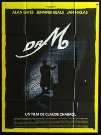 c410 DR. M French one-panel movie poster '90 Claude Chabrol, Alan Bates, Jennifer Beals