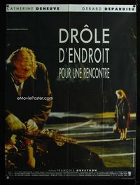 c413 DROLE D'ENDROIT POUR UNE RENCONTRE French one-panel '88 Catherine Deneuve, Gerard Depardieu