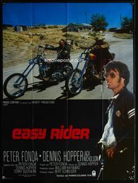 c415 EASY RIDER French one-panel R72 great image of Peter Fonda & Dennis Hopper on motorcycles!