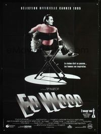 c416 ED WOOD French one-panel '94 Tim Burton, Johnny Depp as the worst director ever, mostly true!