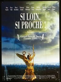 c431 FARAWAY SO CLOSE French one-panel poster '93 Wim Wenders fantasy sequel to Wings of Desire!