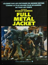 c444 FULL METAL JACKET French one-panel movie poster '87 Stanley Kubrick, different image!
