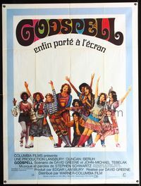 c455 GODSPELL French one-panel movie poster '73 David Greene classic religious musical!