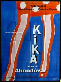 c493 KIKA French one-panel '93 Pedro Almodovar, great sexy legs artwork by Bielikoff & Gustavson!