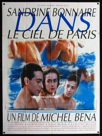 c513 LE CIEL DE PARIS French one-panel movie poster '91 Michel Bena, sexy Sandrine Bonnaire!