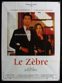 c522 LE ZEBRE French one-panel movie poster '92 Jean Poiret, Thierry Lhermitte, Caroline Cellier