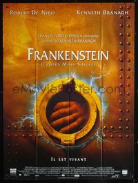 c549 MARY SHELLEY'S FRANKENSTEIN French one-panel movie poster '94 Robert De Niro as the monster!