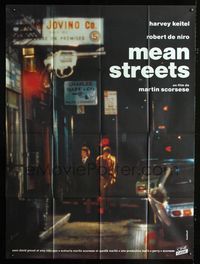 c551 MEAN STREETS French one-panel poster R80s Robert De Niro, Martin Scorsese, different image!