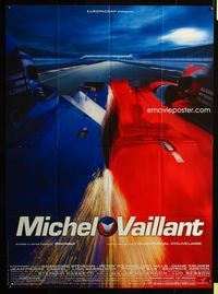 c554 MICHEL VAILLANT French one-panel poster '03 best Formula 1 racing image ever by Laurent Lufroy!