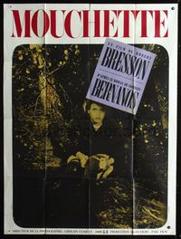 c559 MOUCHETTE French one-panel movie poster '67 Robert Bresson